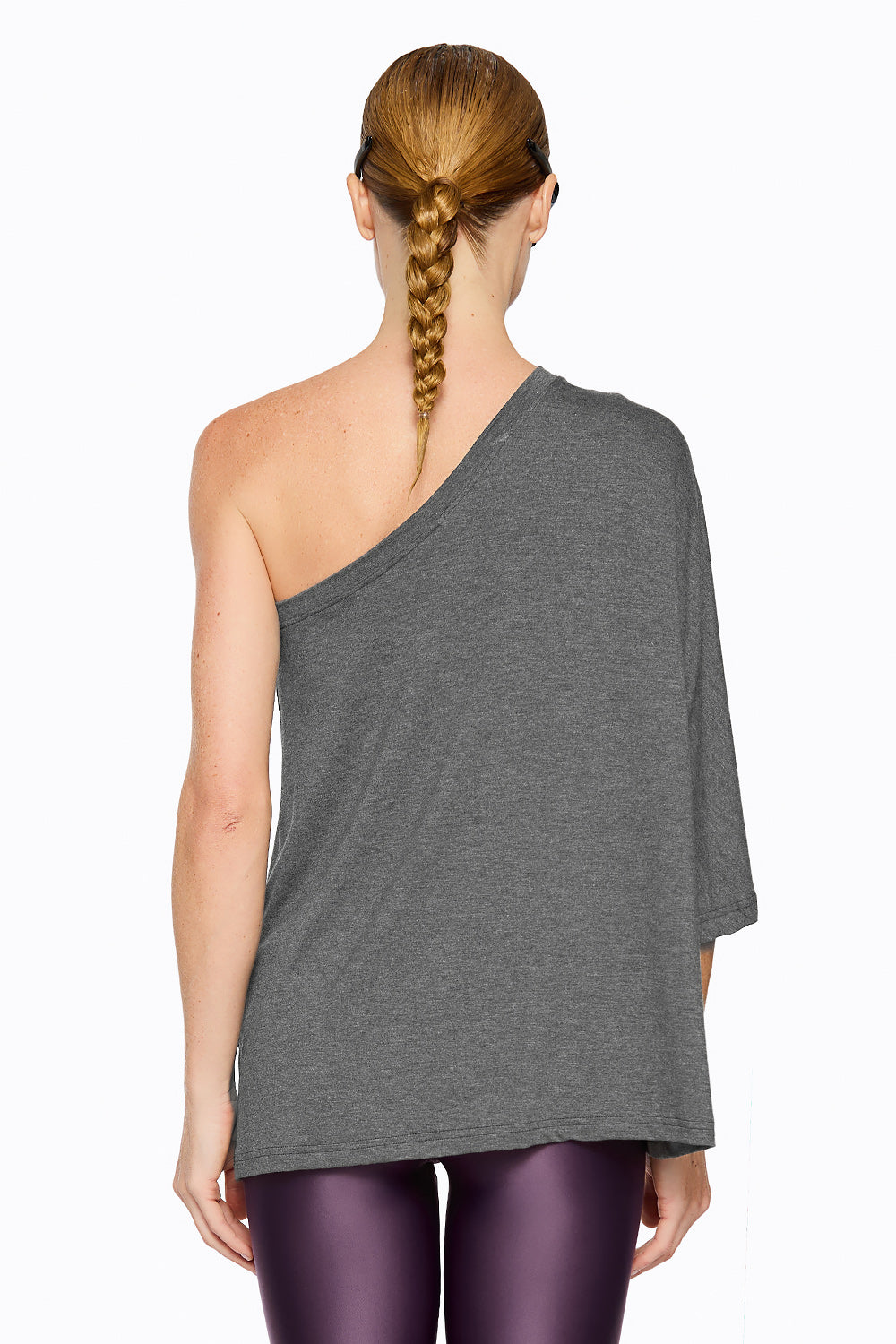 Camiseta Manga Curta Linlin Mescla Escuro