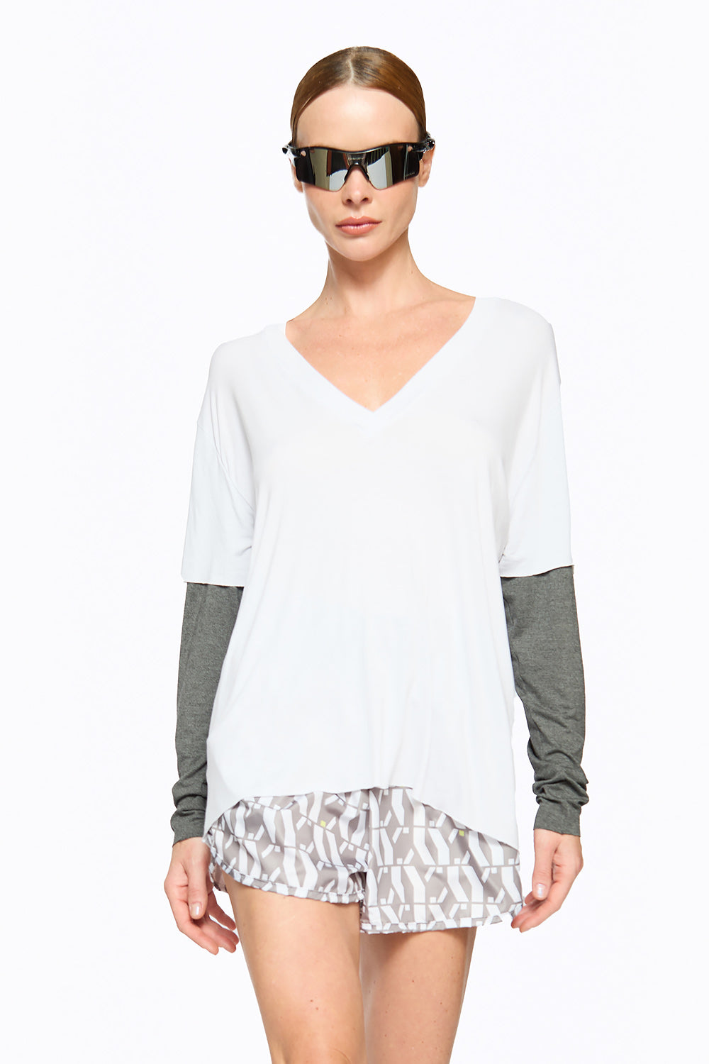 Camiseta Manga Longa Sleeves Branco