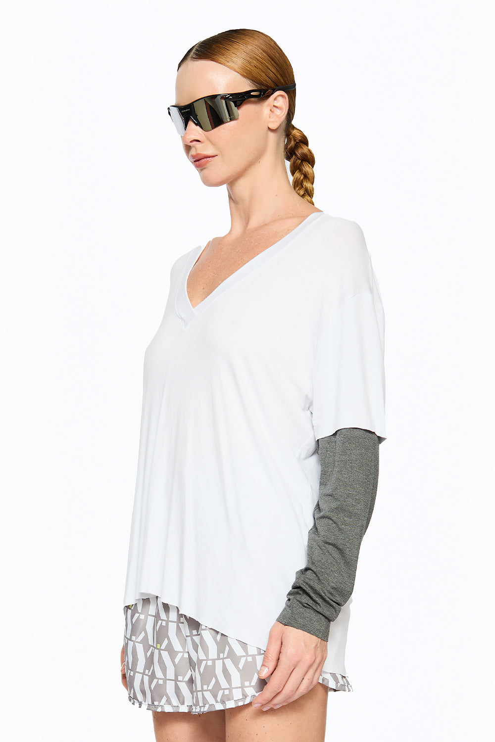 Camiseta Manga Longa Sleeves Branco