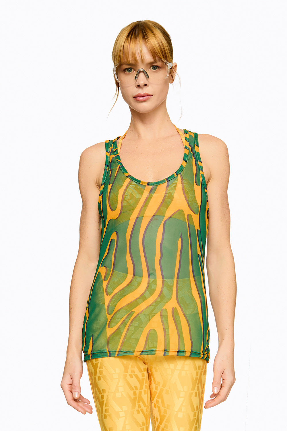 Camiseta Regata Serafina Est. Zebs Brasil Tule