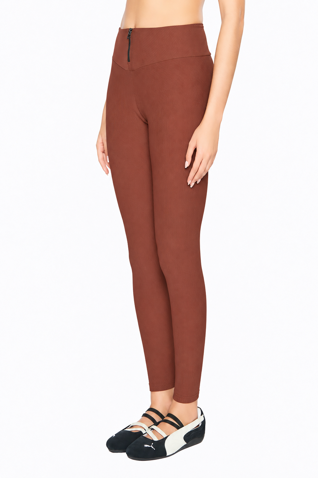 Legging Elementar Marrom Café